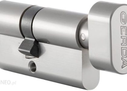 Gerda Wkładka Wk E1 40/50 Z Gałką Nikiel Perłowy WKE1N4050G