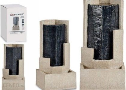 Gift Decor Fontána Trójkąt Brązowy Czarny Żywica 21×48,5 25 Cm 6356112