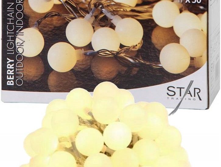 Girlanda Led Kule Lampki Ogrodowe Łańcuch 50X