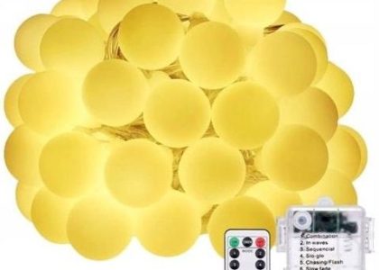 Girlanda Led Kulki- Lampki Na Baterie + Pilot