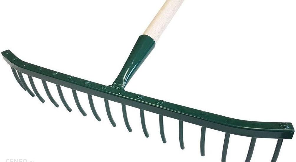 Grabie Metalowe Szer. 42Cm Z Trzonkiem Drewnianym 130Cm