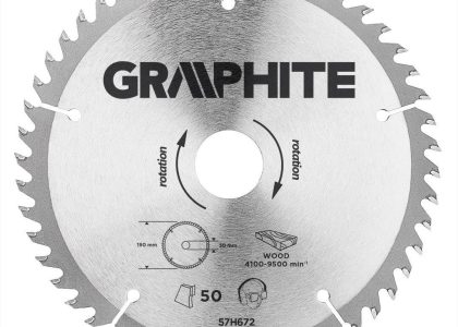 Graphite Tarcza do pilarki, widiowa, 190 x 30 mm, 50 zębów TOP57H672