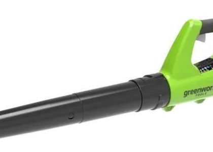 Greenworks Tool Greenworks Elektryczna Dmuchawa Osiowa G24Abk2 24 V 1 Bateria + 1 Ladowarka Zielona
