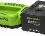 Greenworks Zestaw Akumulator 60V 4.0Ah Z Ładowarką Gsk60B4 Gr2933807