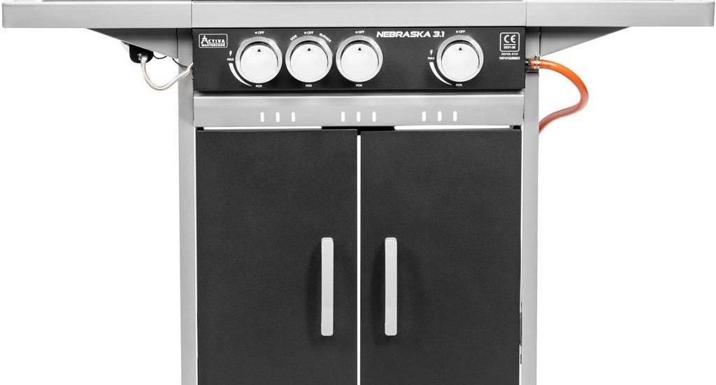 Grill Gazowy Activa Mastercook Nebraska 3+1 8,4 +2,8Kw 19741G