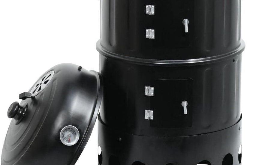 Grill Z Wędzarnią Na Węgiel Drzewny Cattara Pisa 40cm
