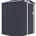 Grindi Domek Ogrodowy Metalowy 150X130X186 Tilia Szary 960228