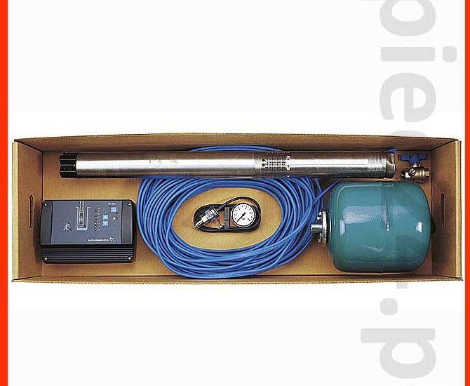 Grundfos Pakiet Hydroforowy Sqe5-50 + Zbiornik 8L + Kabel Podwodny 40M (96524509)
