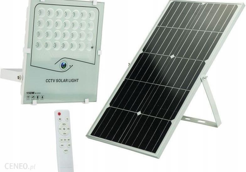 Halogen 150W Lampa Solarna Kamera WiFi SOLAR 40W
