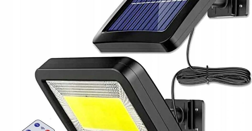 Halogen Lampa solarna 100Led czujka ruchu zmierzch