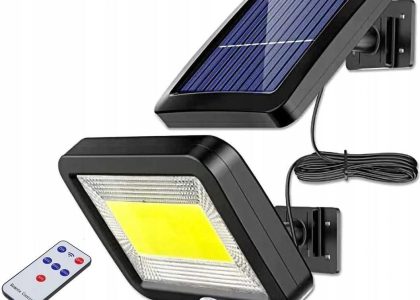 Halogen Lampa solarna 100Led czujka ruchu zmierzch