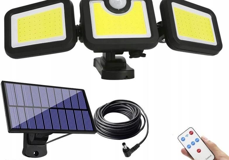 Halogen Lampa Solarna Uliczna Solar 171 Led Cob