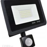Halogen Led 30W Czujnik Ruchu Lampa Naświetlacz