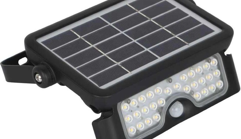 Halogen Solarny Z Czujnikierm Ruchu Solar Led Mhc5W 4000K Ip65 Zewnętrzny