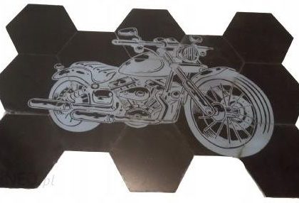 heksagony obraz z heksagonów MOTOR panel dekorac.