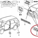 HONDA EMBLEMAT TYŁ CR-V III 75722-SWA-003