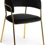 Howhomely Krzesło Rarity Gold Black