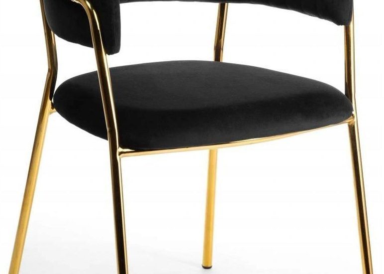 Howhomely Krzesło Rarity Gold Black