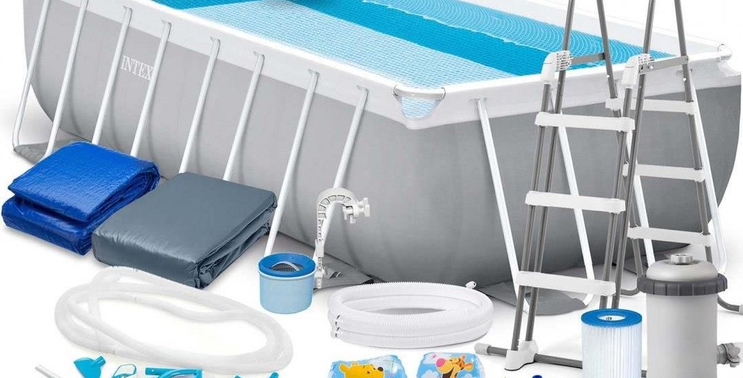 Intex 26792 Basen Ogrodowy Stelażowy 488x244x107cm