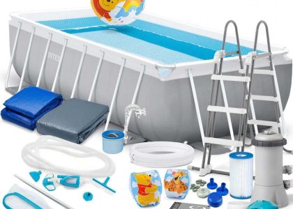 Intex 26792 Basen Ogrodowy Stelażowy 488x244x107cm