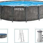 Intex Basen Greywood Prism Frame Premium 457X122cm