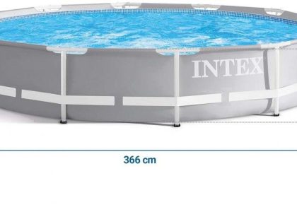 Intex Basen Ogrodowy Stelażowy 366x76cm Zestaw 4W1 26712