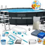 Intex Basen Ogrodowy Stelażowy 549X132Cm 26330 Szary