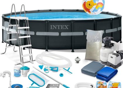 Intex Basen Ogrodowy Stelażowy 549X132Cm 26330 Szary