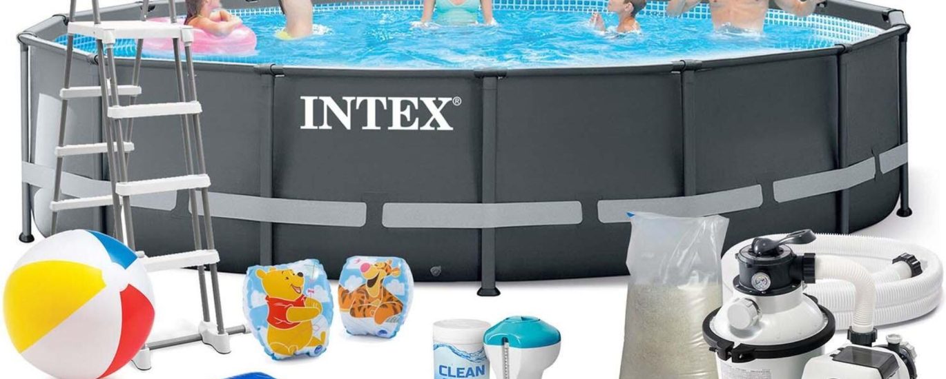 Intex Basen Stelażowy Do Ogrodu Ultra Xtr Frame Pools 488x122cm Szary
