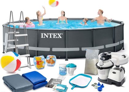 Intex Basen Stelażowy Do Ogrodu Ultra Xtr Frame Pools 488x122cm Szary