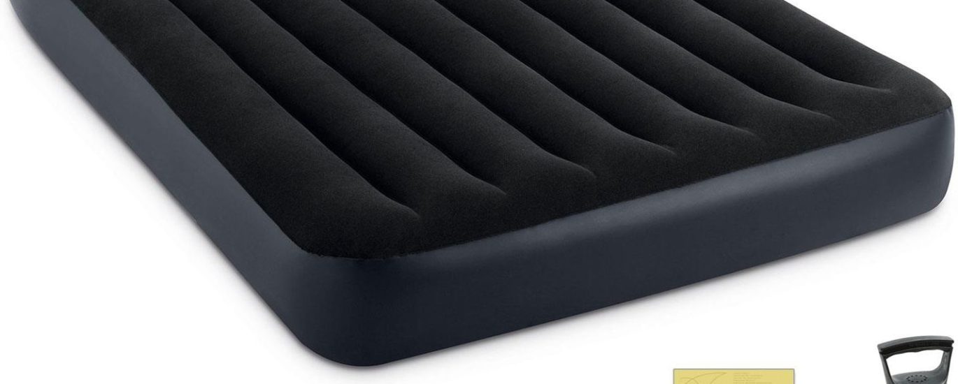 Intex Materac Welurowy 64142 + Pompka 68612