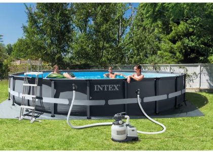 Intex Okrągły Basen Stelażowy Z Akcesoriami Ultra Xtr, 610X122Cm