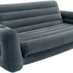 Intex Rozkładane Siedzisko 203x231x66cm Ciemnoszare