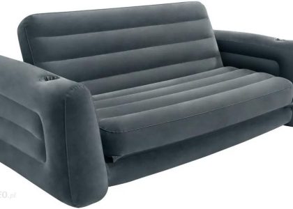 Intex Rozkładane Siedzisko 203x231x66cm Ciemnoszare