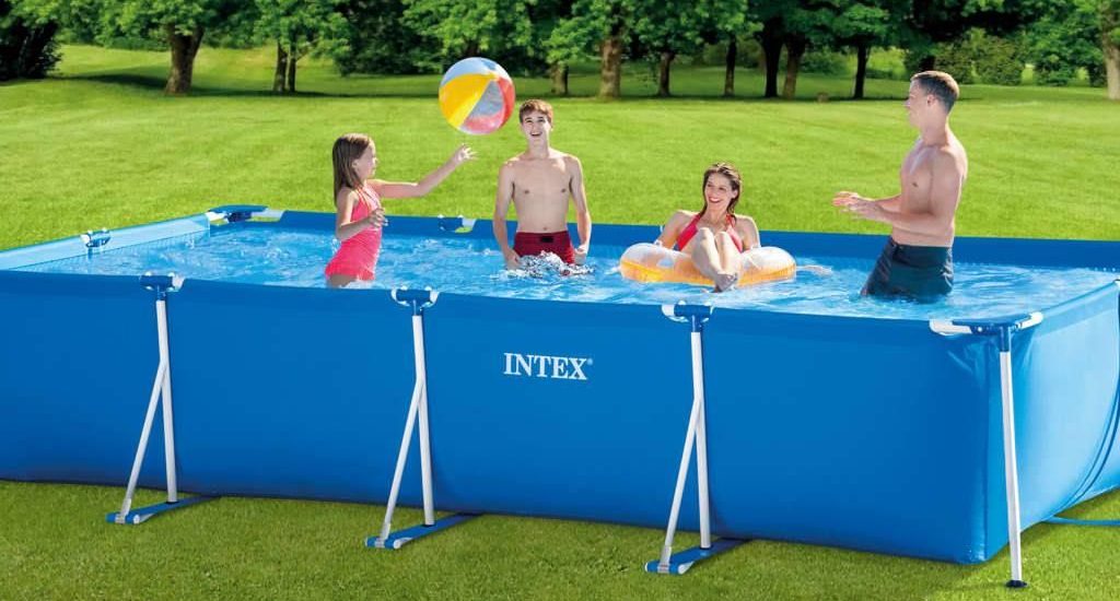 Intex vidaXL Basen Rectangular Frame, 450x220x84 cm, 28273NP 92793