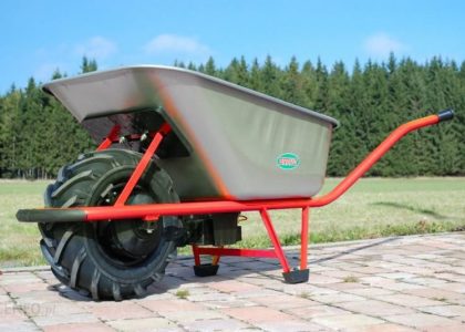 Isolit-Bravo Taczka Elektryczna Power Z Cynkowaną Skrzynią Ładunkową (1 Mm) I Hamulcem