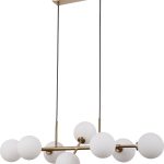 ITALUX – LAMPA WISZĄCA MIRELLIO 8XG9 – MOSIĄDZ/BIAŁY – PND-66463-8-HB PND664638HB