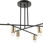Italux Normani MDM3658/6 BK+BRO