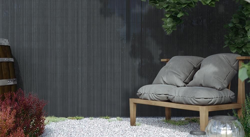 Jarolift Płotek Ogrodowy Pvc Standard Szer. Listwy 13 Mm Szary 160X500Cm