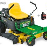 John Deere Ztrak Z335E z agregatem 107cm + olej (5503gx)