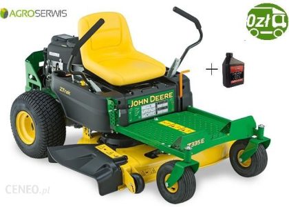 John Deere Ztrak Z335E z agregatem 107cm + olej (5503gx)