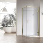 Kabina prysznicowa kwadratowa Maja 90x90x190 GOLD