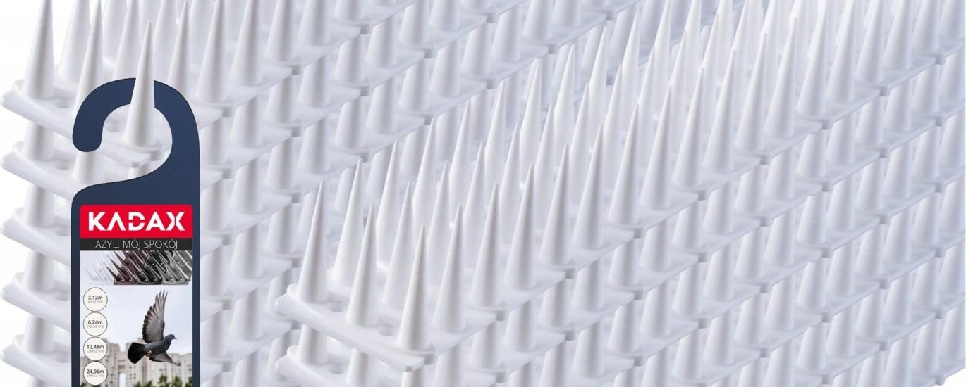 Kadax Kolce Na Ptaki Gołębie Plastikowe 12Szt. 6,24M