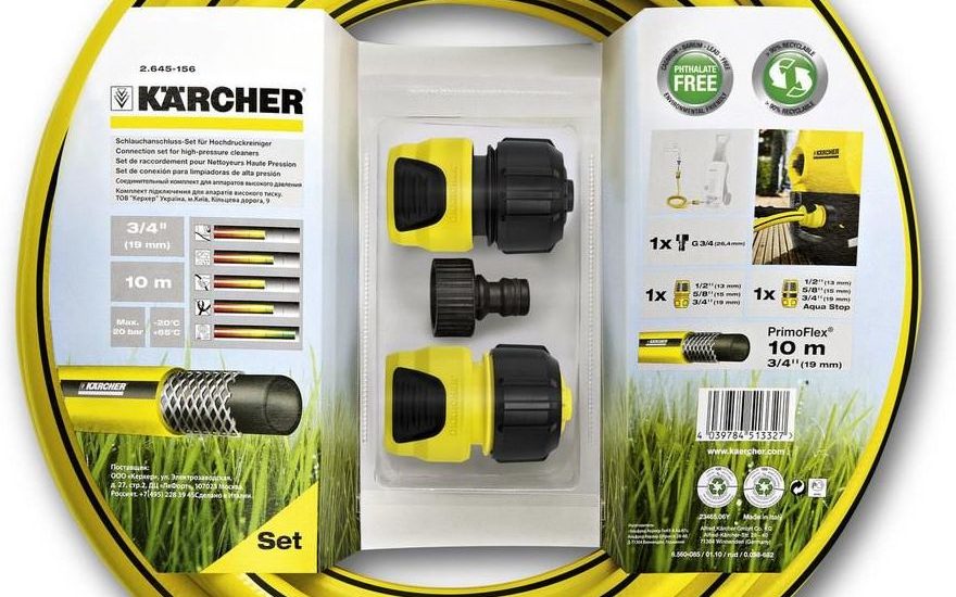 Karcher wąż 3/4″ w zestawie do urządzeń wysokociśnieniowych 10m 2.645-156.0