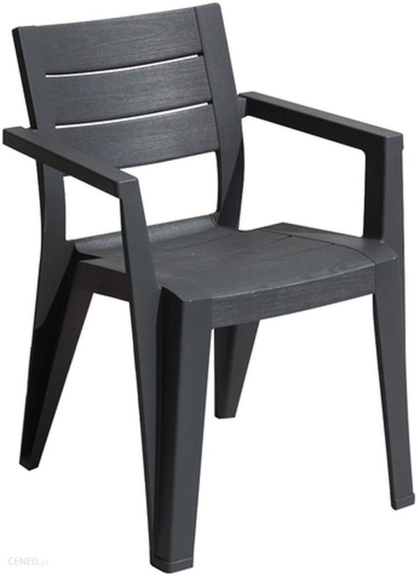 Keter Julie Krzesło Ogrodowe 61,5 X 58,5 X 79 Cm Grafit 17209497