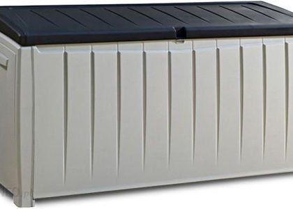 Keter Skrzynia Ogrodowa Novel Storage Box 340 L Szary Czarny