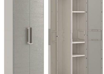 Keter Wielofunkcyjna Szafa Kis Wood Grain Utility Szaro Beżowa 1378