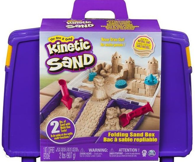Kinetic Sand Piaskownica Fioletowa