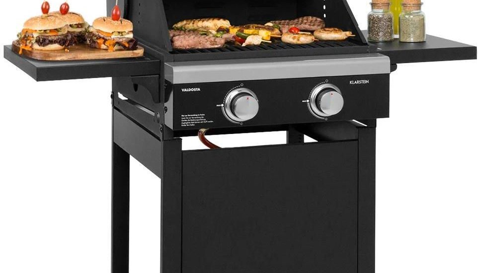 Klarstein Valdosta 2.0, Grill Gazowy, 2x Palnik 3,6Kw Stal Szlachetna