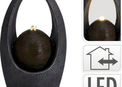 Kmtp Fontanna Dekoracyjna Ozdobna Z Oświetleniem Led 34X24X49Cm